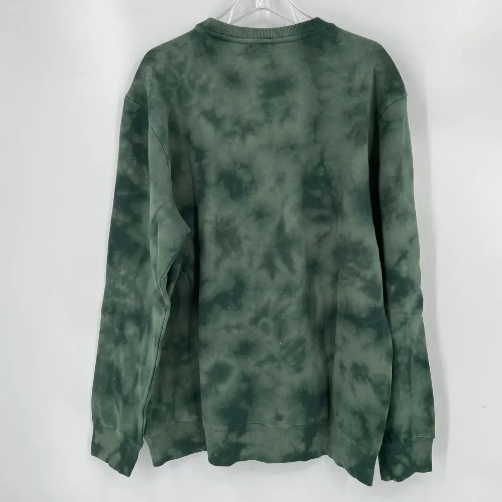 True Religion Logo Crewneck Sweatshirt Duck Green Camouflage Size‎ 2XL